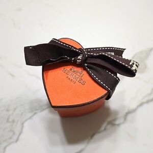 Rare Hermes Heart Empty Twilly Gift Collectible Box